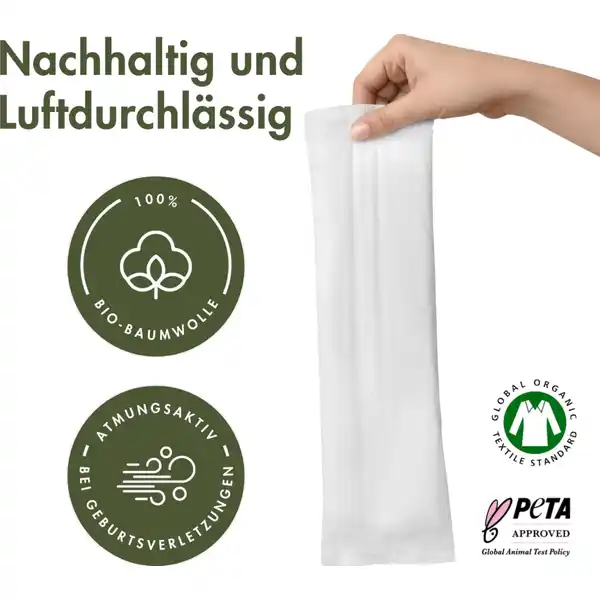 Wochenbett-Einlagen aus Bio-Baumwolle