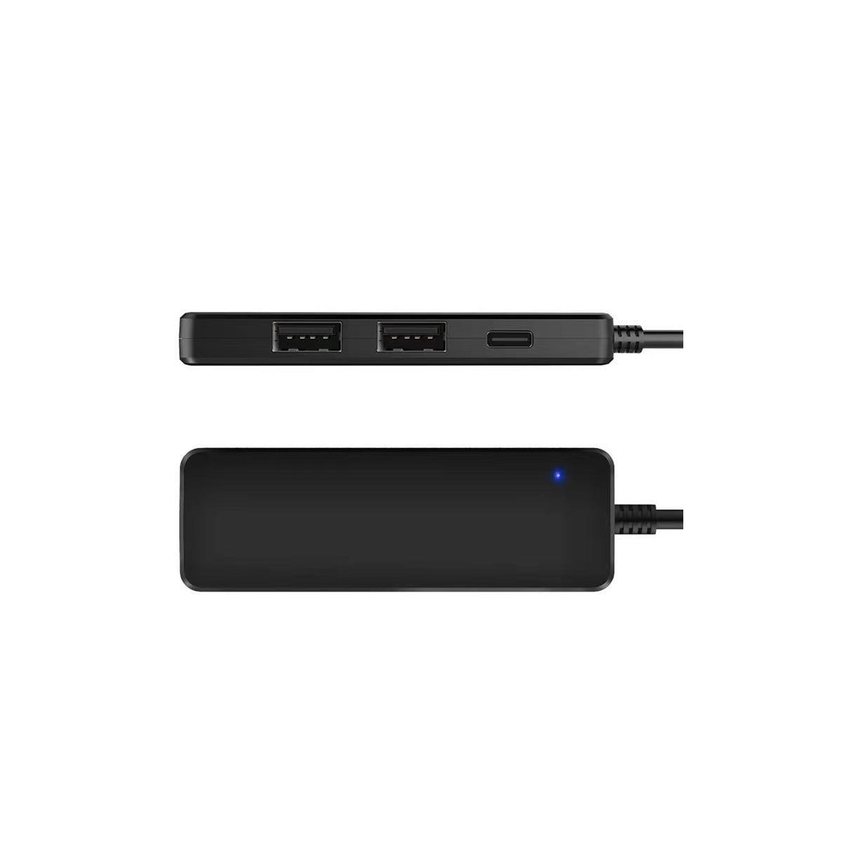 NÖRDIC USB-A 2.0 Hub 4 porter 3xUSB-A 480Mbps 1xUSB-C 480Mbps