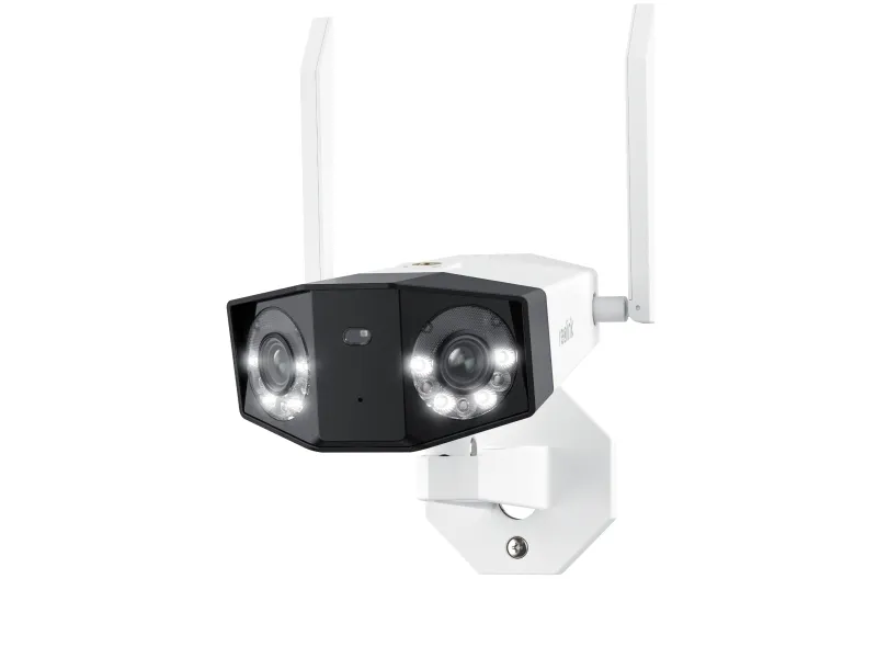Reolink Duo Series 2 WiFi - Netværksovervågningskamera - udendørs, indendørs - vejrbestandig - farve (Dag/nat) - 8 MP - 4608 x 1728 - 4K - fast brændvidde - audio - trådløs - WiFi - LAN 10/100 - H.265 - DC 12 V
