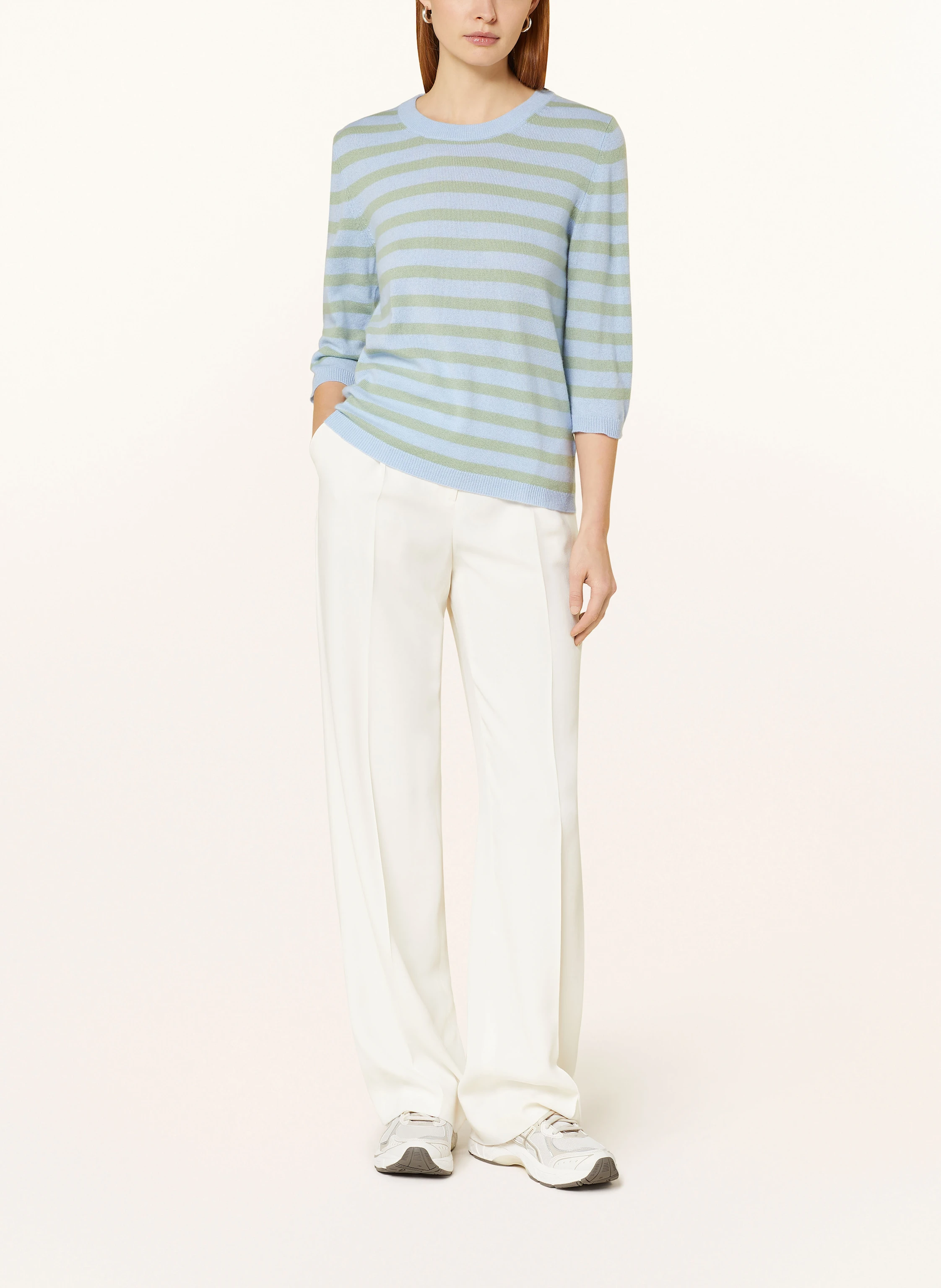 darling harbour Cashmere-Pullover mit 3/4-Arm