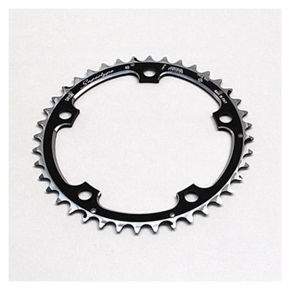 PLATEAU ROUTE 5BRA D.130  MICHE 39DTS MILIEU TRIPLE TYPE SHIMANO ALU NOIR 9-10V.