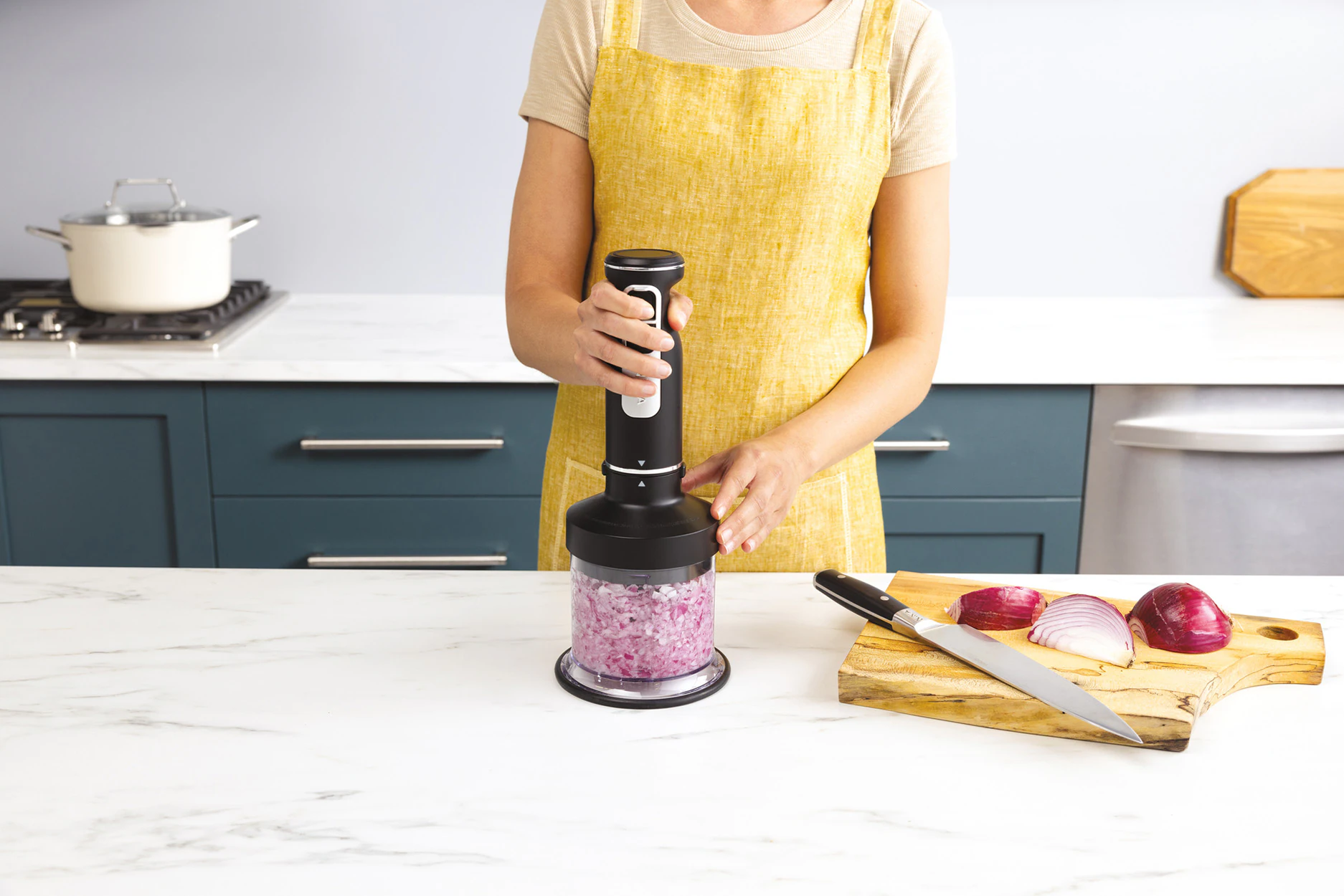 Ninja CI100EU Foodi 3-in-1 Hand- & Stabmixer Set grau Stabmixer