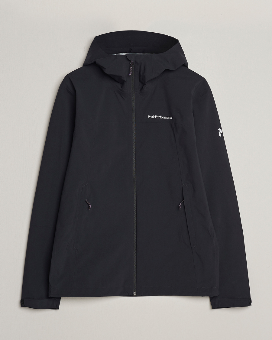 Peak Performance Trail Hipe Hooded Shell Jacket Black