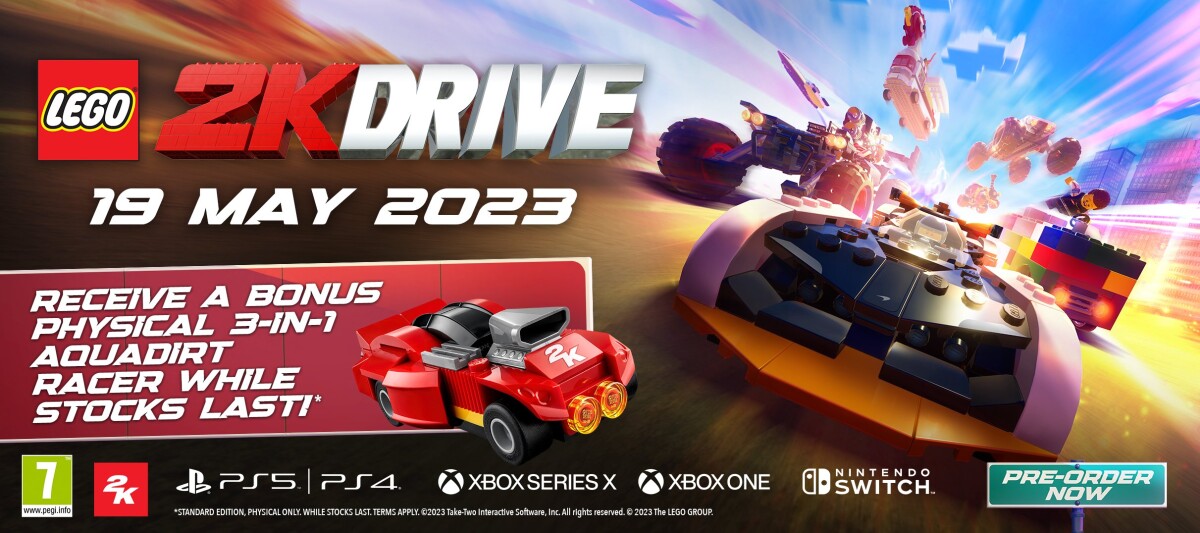 Lego 2K Drive Bundle With Aquadirt Racer Toy - PS5