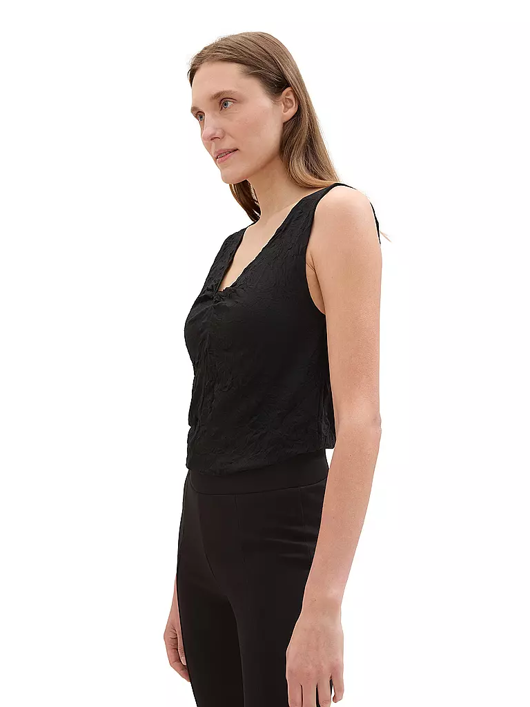 TOM TAILOR Top  schwarz
