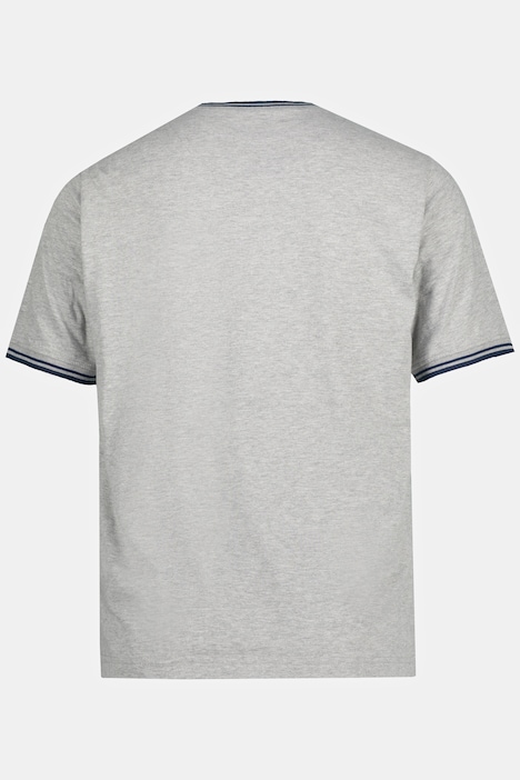 Schlafanzug, Zweiteiler, T-Shirt mit Minimal-Muster, lange Hose