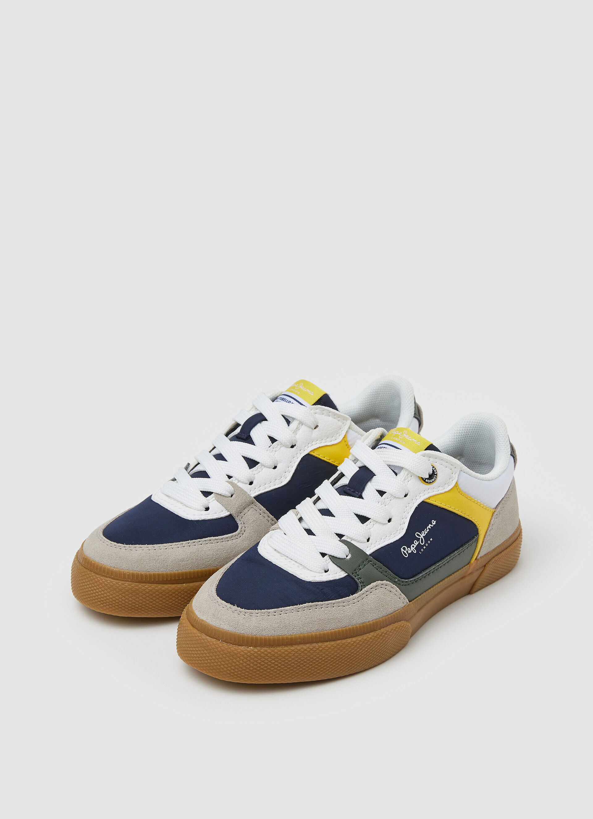 Sapatos de couro Kenton Master - azul marinho
