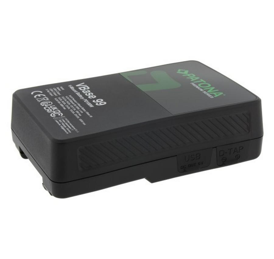 Digitalkamera-Akku VBase 99<br>Leistungsstarker Kameraakku mit USB-C Power Delivery