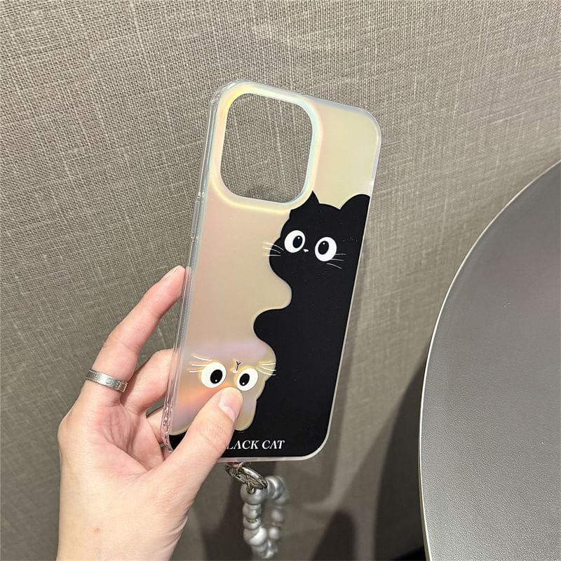 Elliure - Dieren telefoonhoesje / bandje / set - iPhone 16 Pro Max / 16 Pro / 16 Plus / 16 / 15 Pro Max / 15 Pro / 15 Plus / 15 / 14 Pro Max / 14 Pro / 14 Plus / 14 / 13 Pro Max / 13 Pro / 13 / 13 Mini