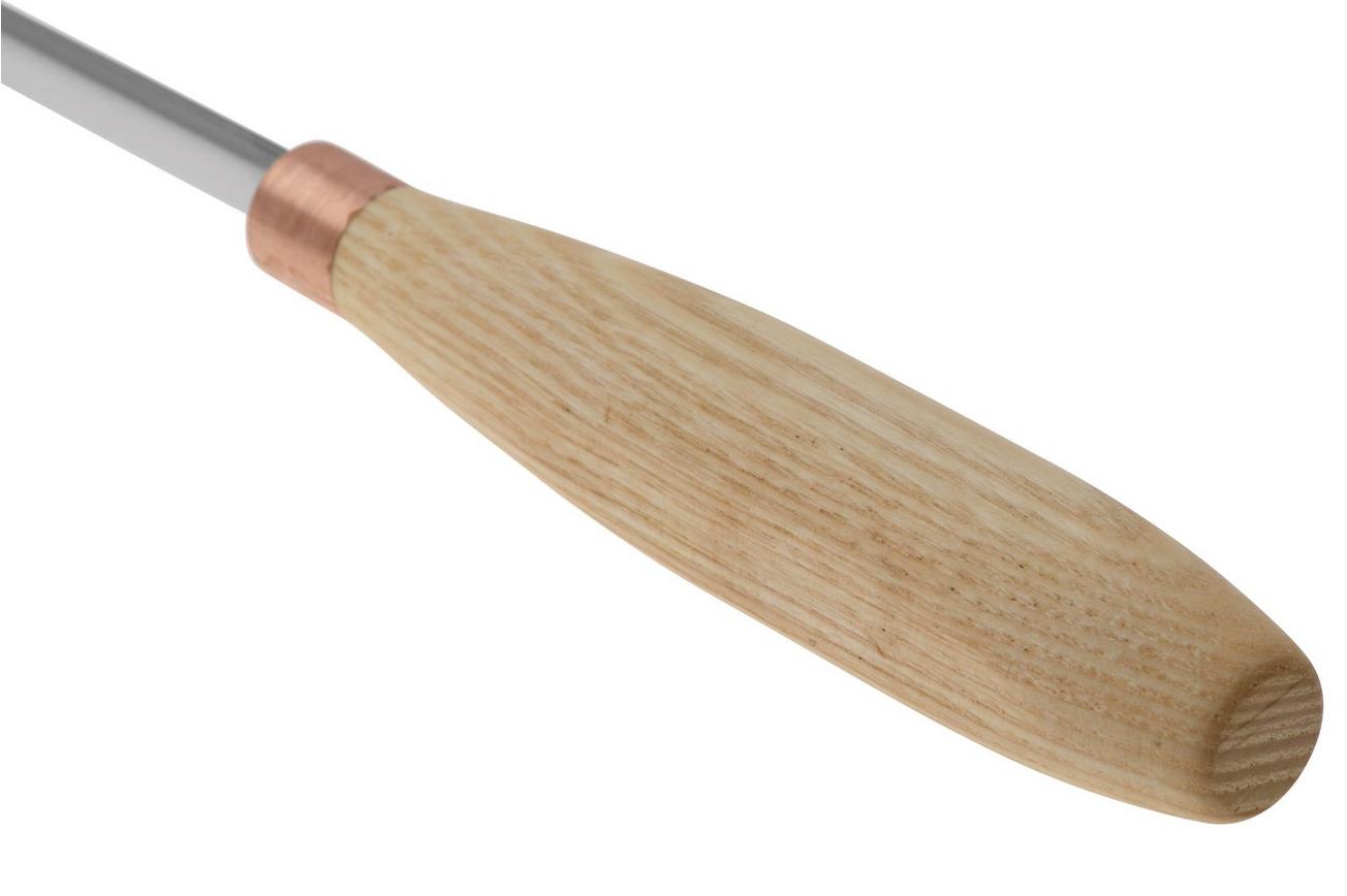BeaverCraft Compact Straight Rounded Chisel K8-08 Sweep 8, 8 mm, guts
