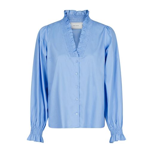 Neo Noir Brielle Solid Skjorte, Sky Blue, 40