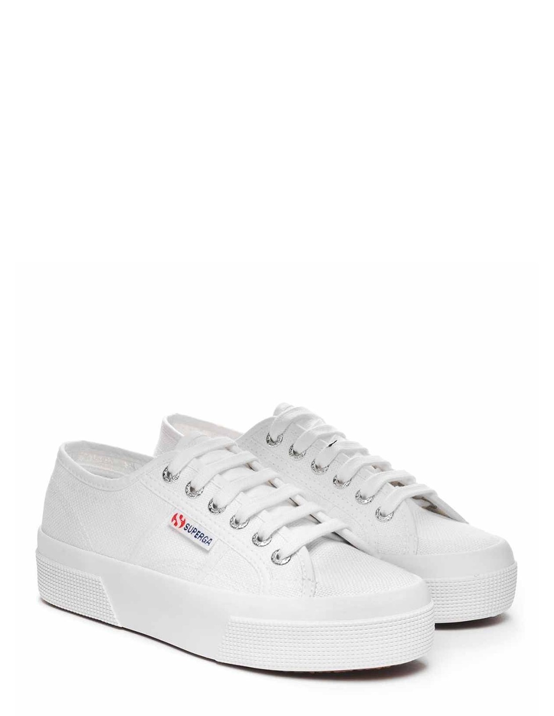 superga Baskets compensées Femme 2740 Platform Blanc