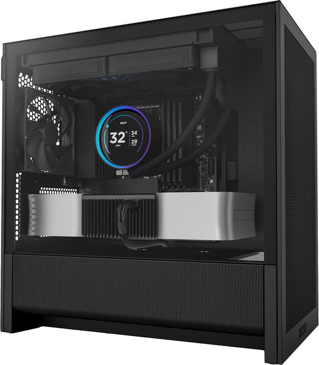 NZXT H3 Flow 2025 PC kabinet (sort)