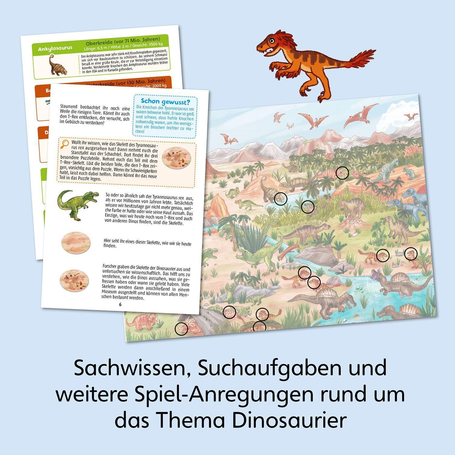 WISSENSPUZZLE WAS IST WAS JUNIOR ENTDECKE DIE DINOSAURIER