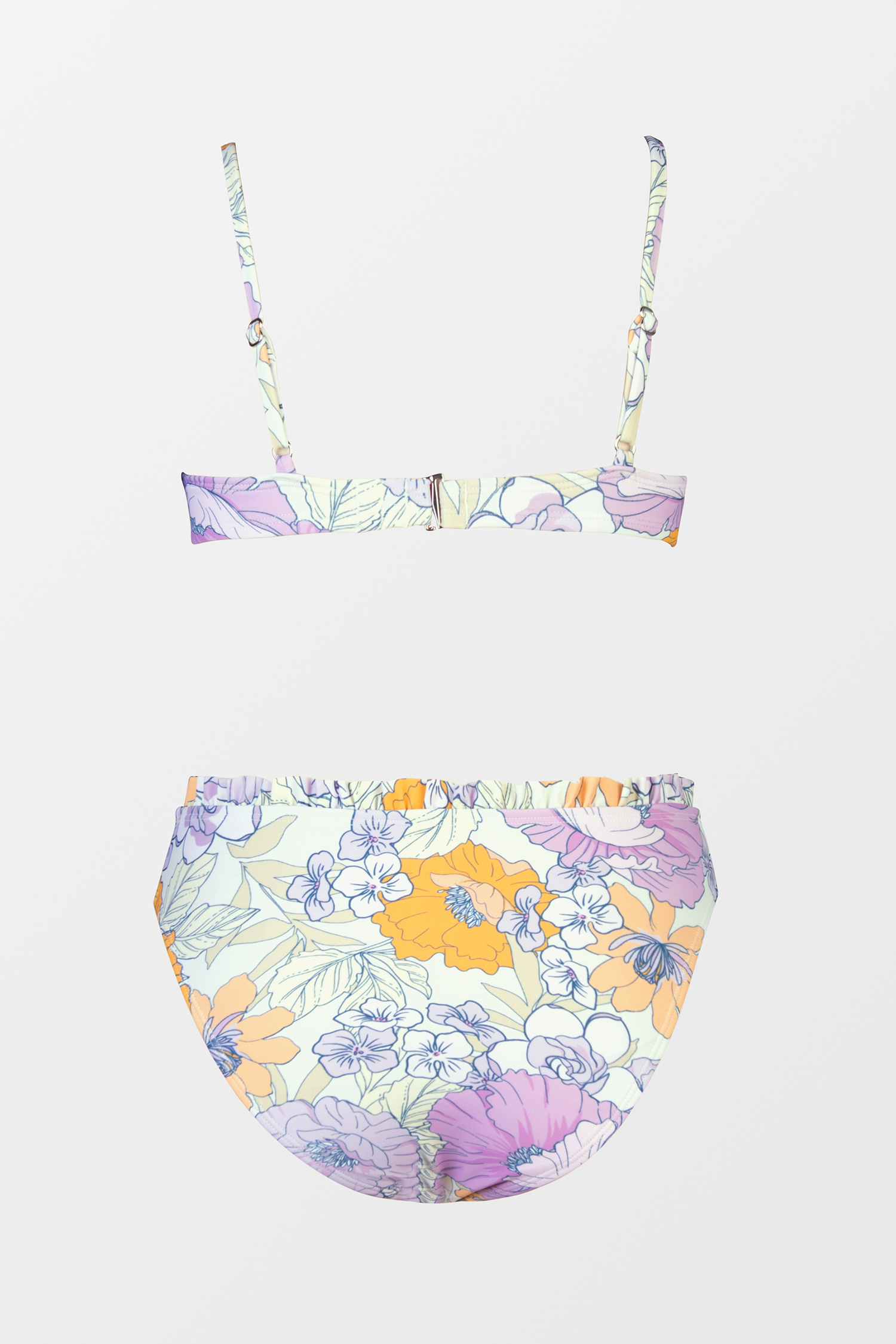 Bikini effronté à armatures et taille haute