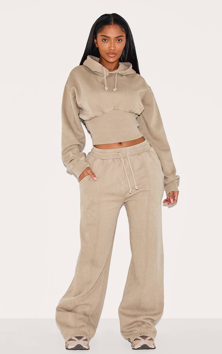 Moka Sweat À Casynthétiqueche Court Taille Froncée Shape