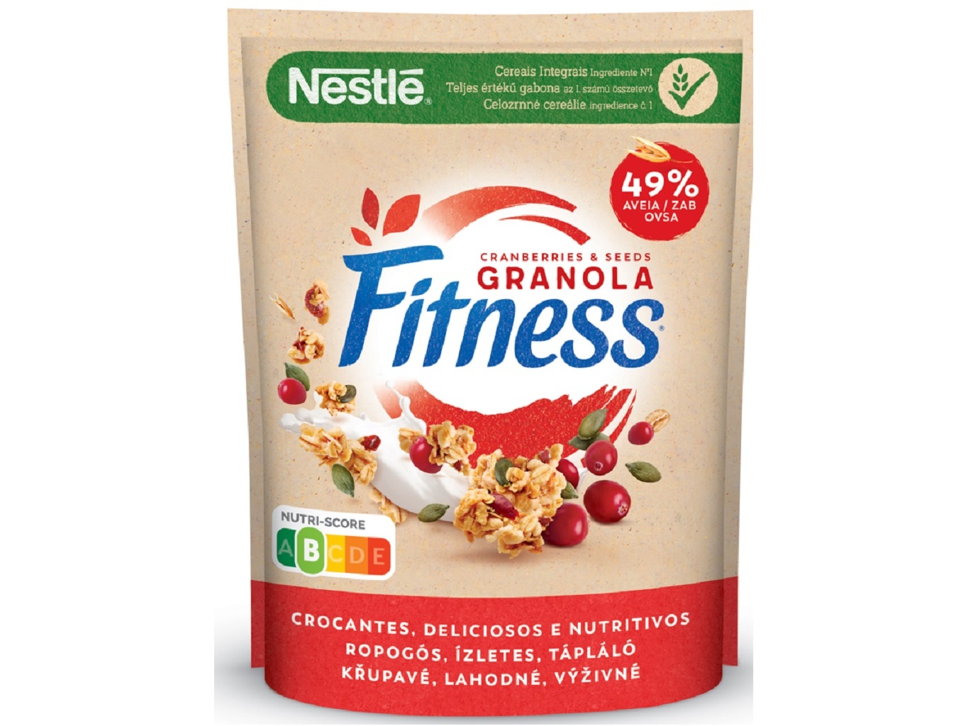 CEREAIS FITNESS GRANOLA ARANDOS E SEMENTES ABÓBORA 300G
