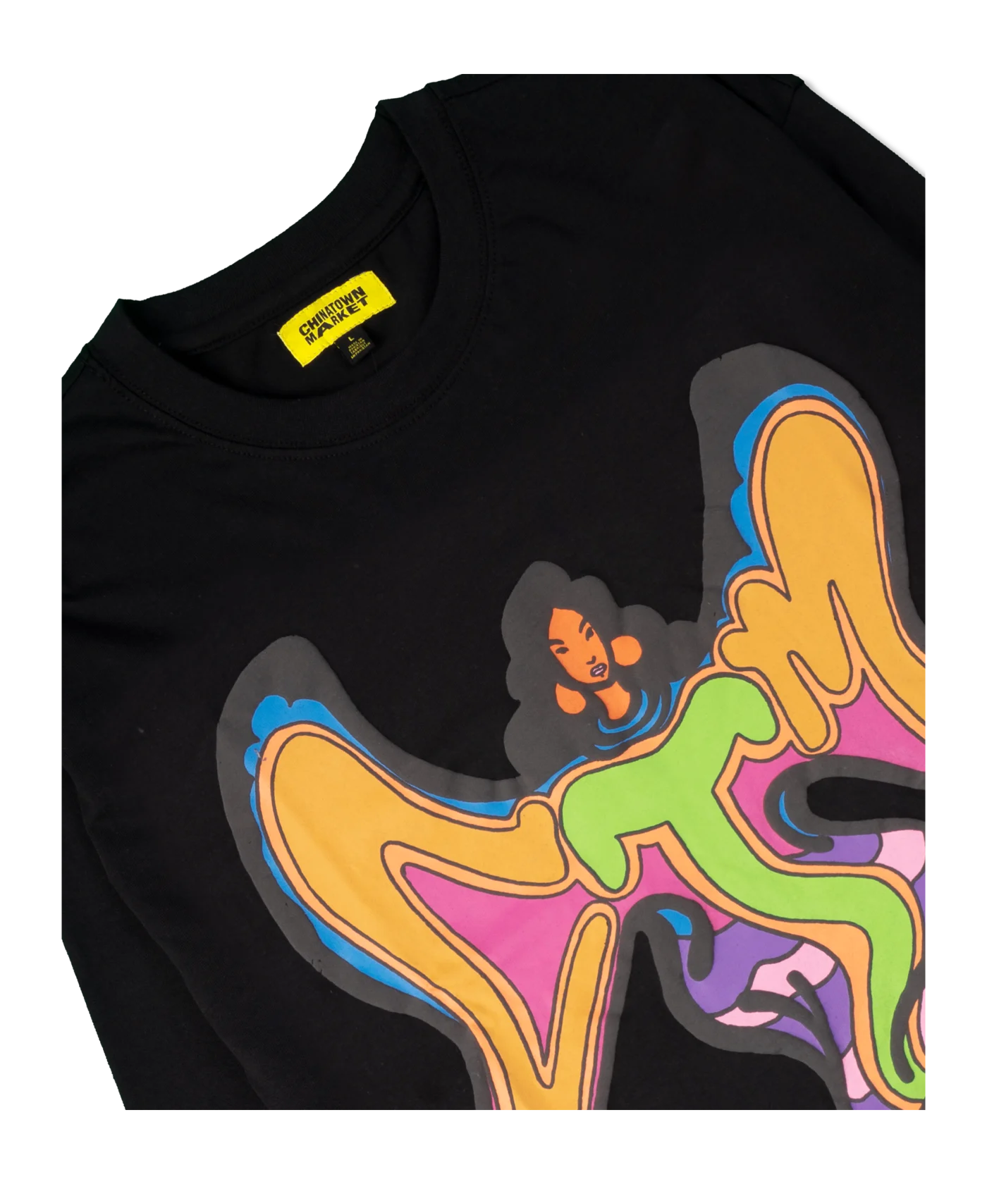Market Goddess Longsleeve Schwarz