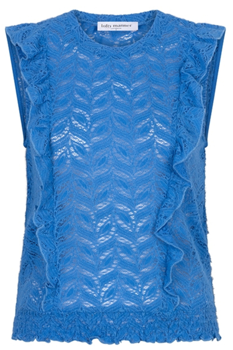 Lofty Manner blauwe dames top