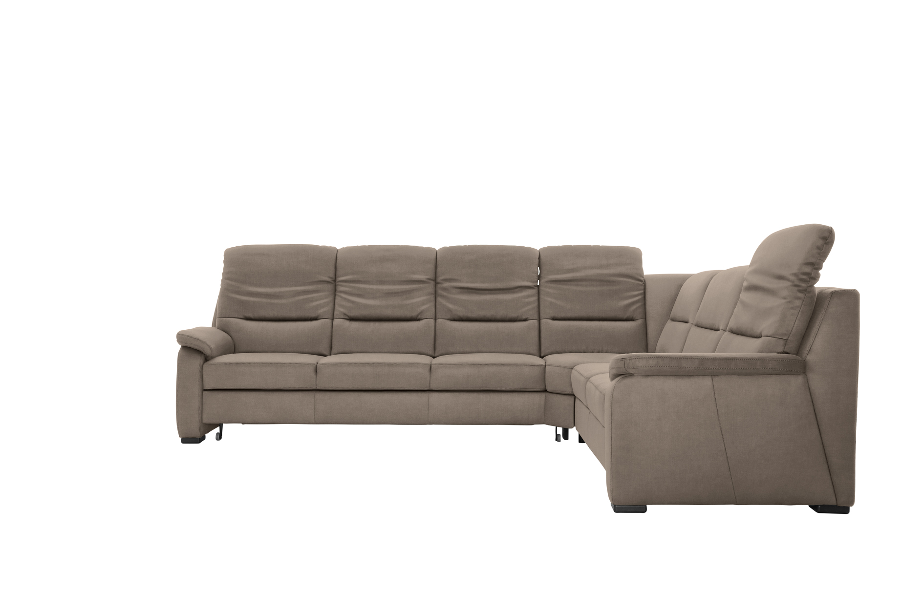 polsterpower Ecksofa - Miro mandel - Basismodell - rechts