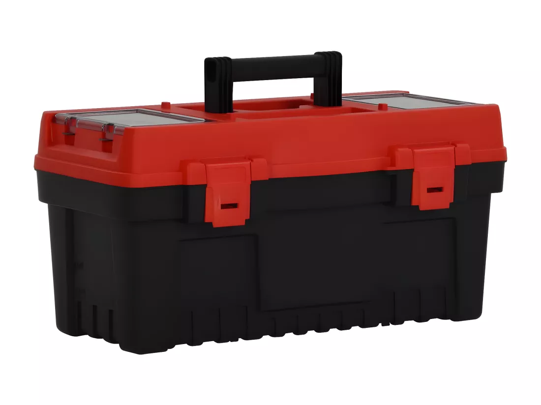 Prolenta Premium - Ensemble de boîte à outils 2 pcs Noir et rouge Polypropylène