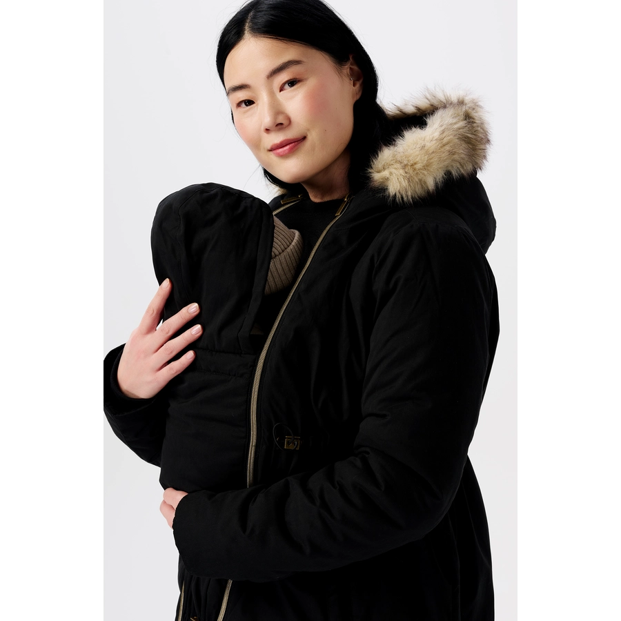 Noppies Umstandsjacke Winter Frankfurt 3-way Black
