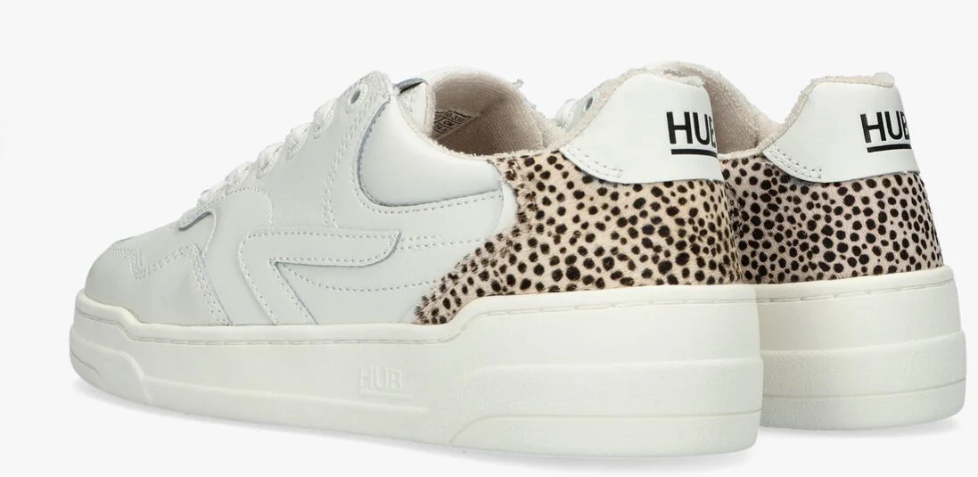 HUB witte hub lage sneakers court-z