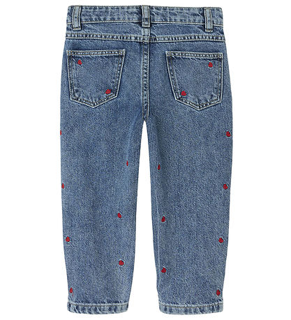 Name It Jeans - Nein - NmfBella - Medium+ Blue Denim m. Herzen
