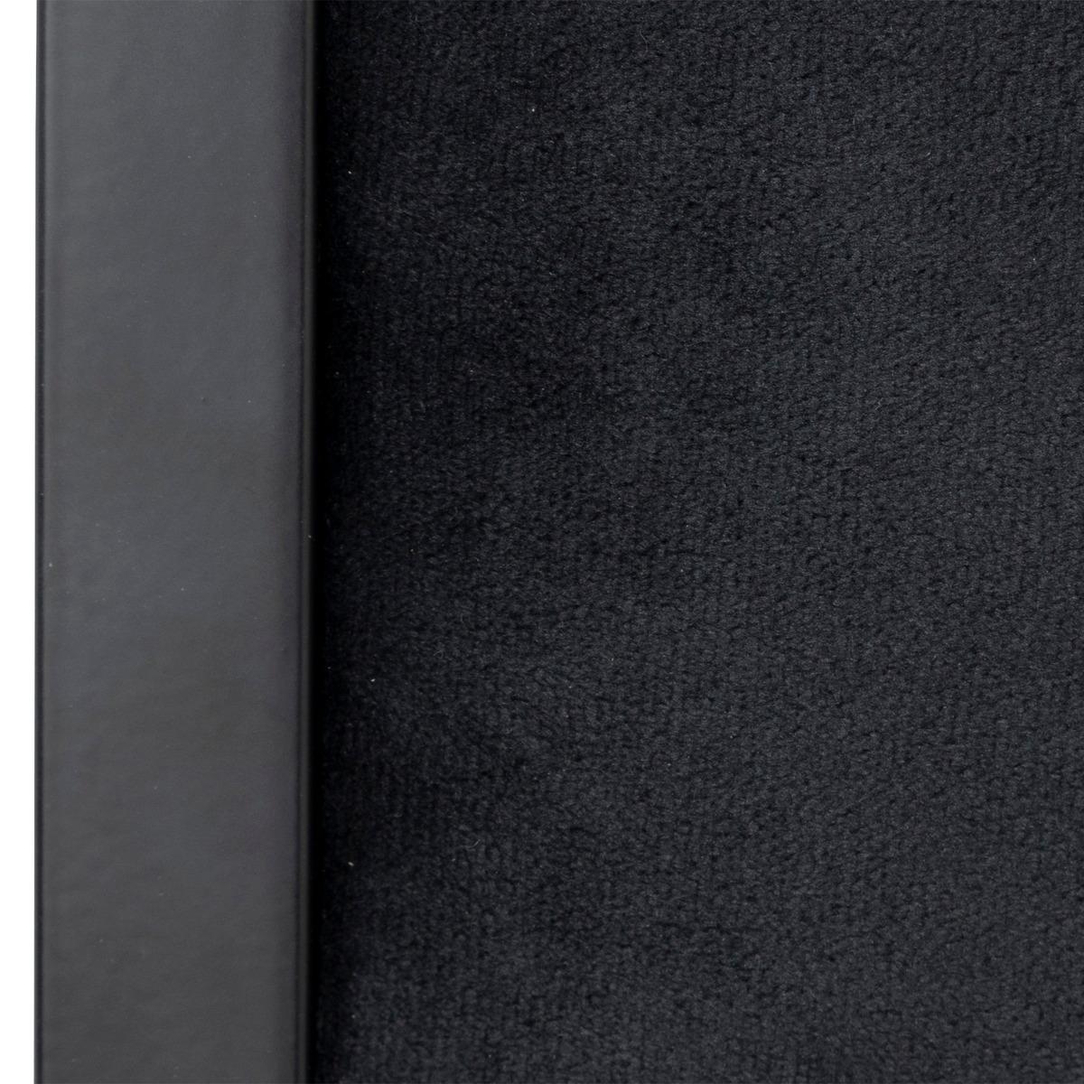 CHAISE PLIANTE CARREE VELOURS NOIR
