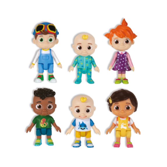 Pack 6 figurines Cocomelon