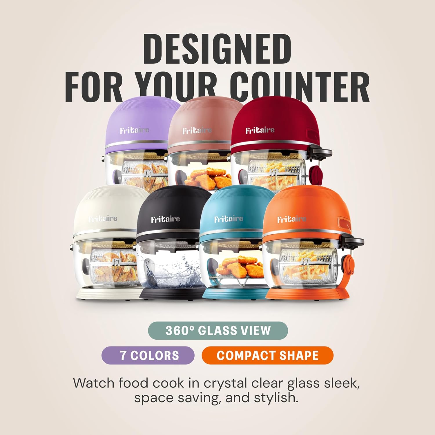 Fritaire - AIR FRYER ORANGE (ORANGE)