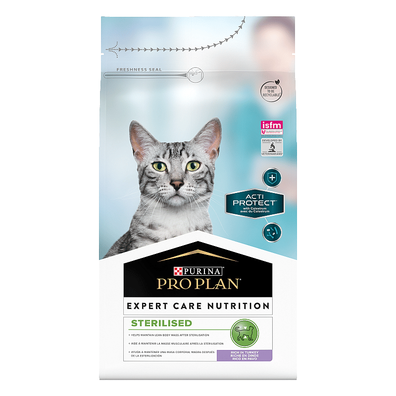 Purina Pro Plan Expert Care Cat Sterilised Kattenvoer Turkey | 1.5 kg | 11169