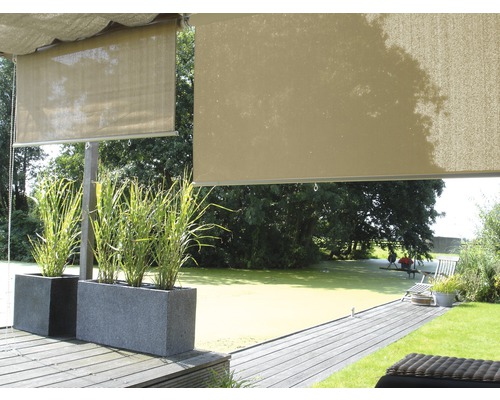Coolfit zandkleurig buitenrolgordijn, 98x240 cm