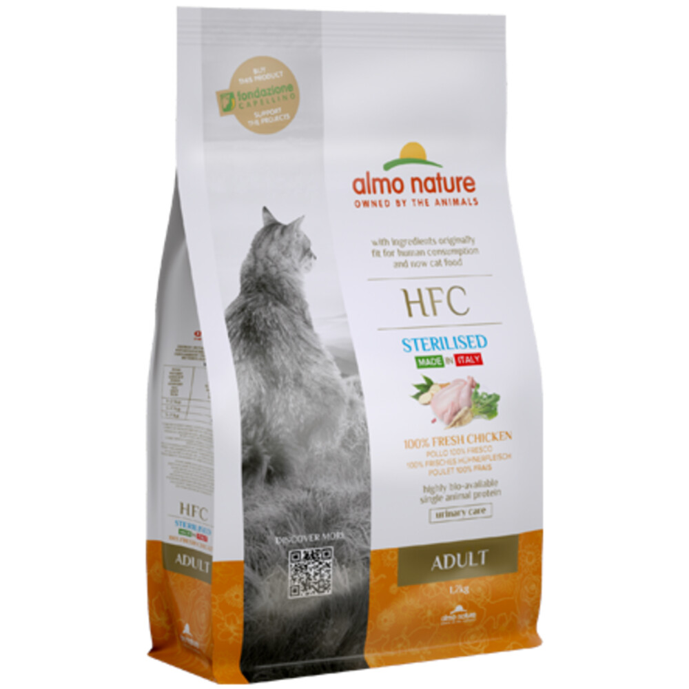 Almo Nature HFC Adult Sterilised Kattenvoer Kip1,2 kg