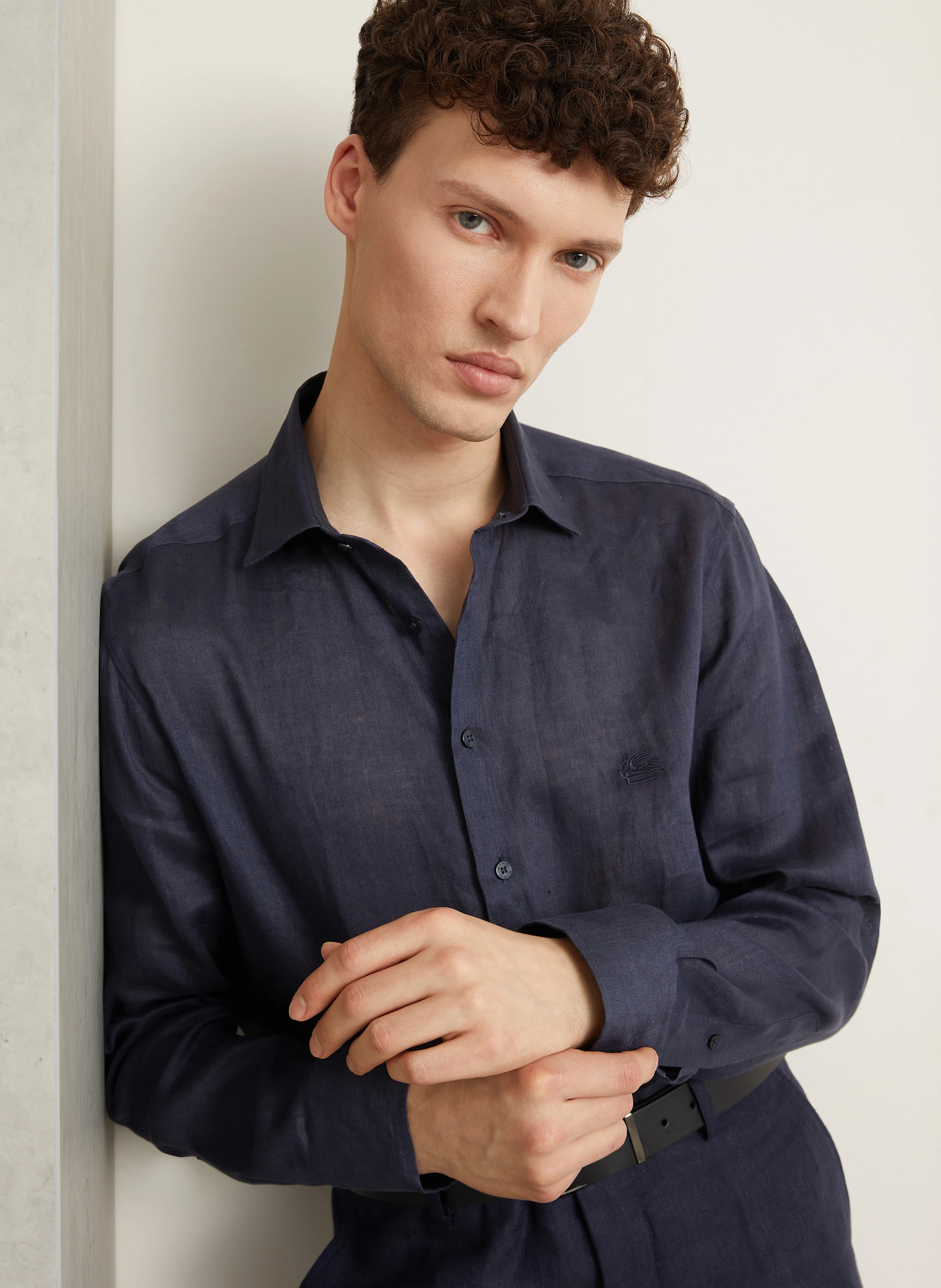 ETRO Leinenhemd Regular Fit