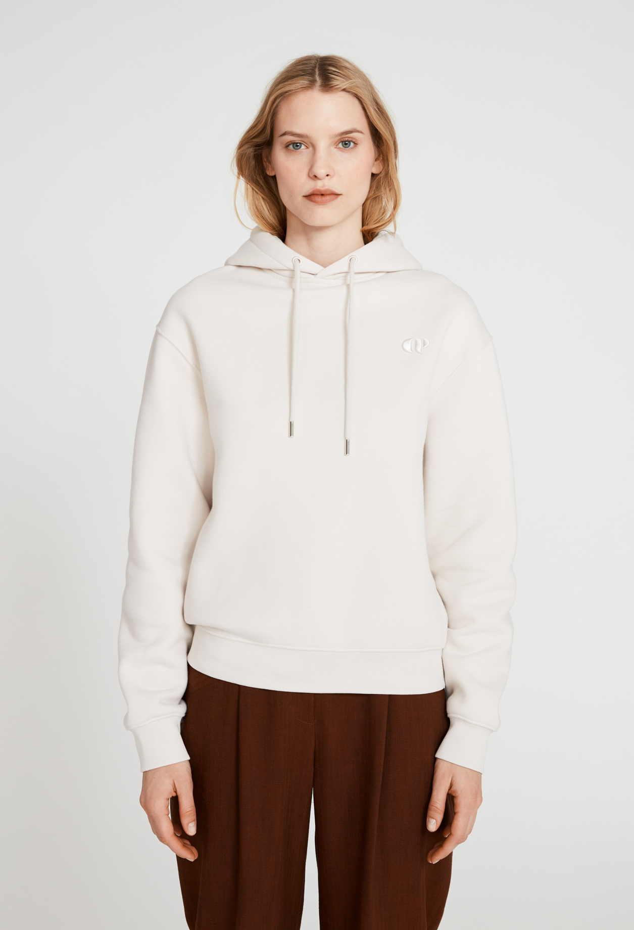Sweatshirt vanille logo CP