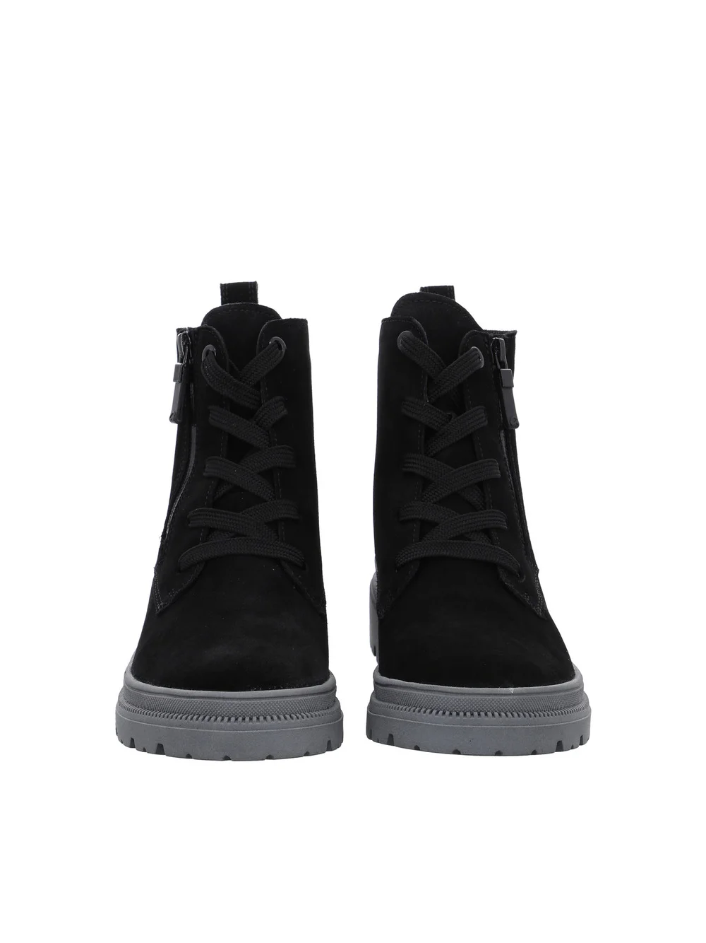 Schnürstiefelette Dover schwarz