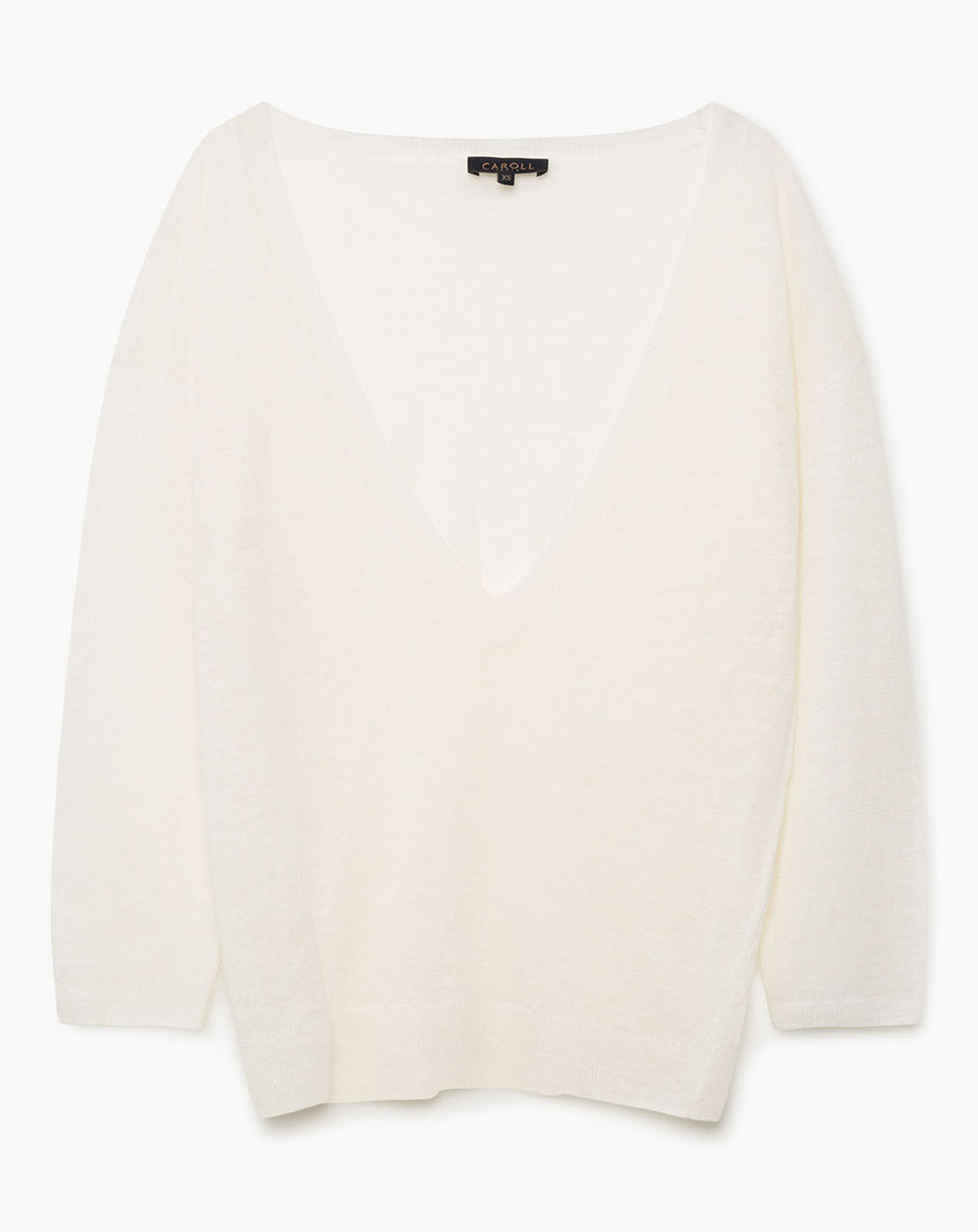 Caroll Pull 100% Lin Aladin ivoire