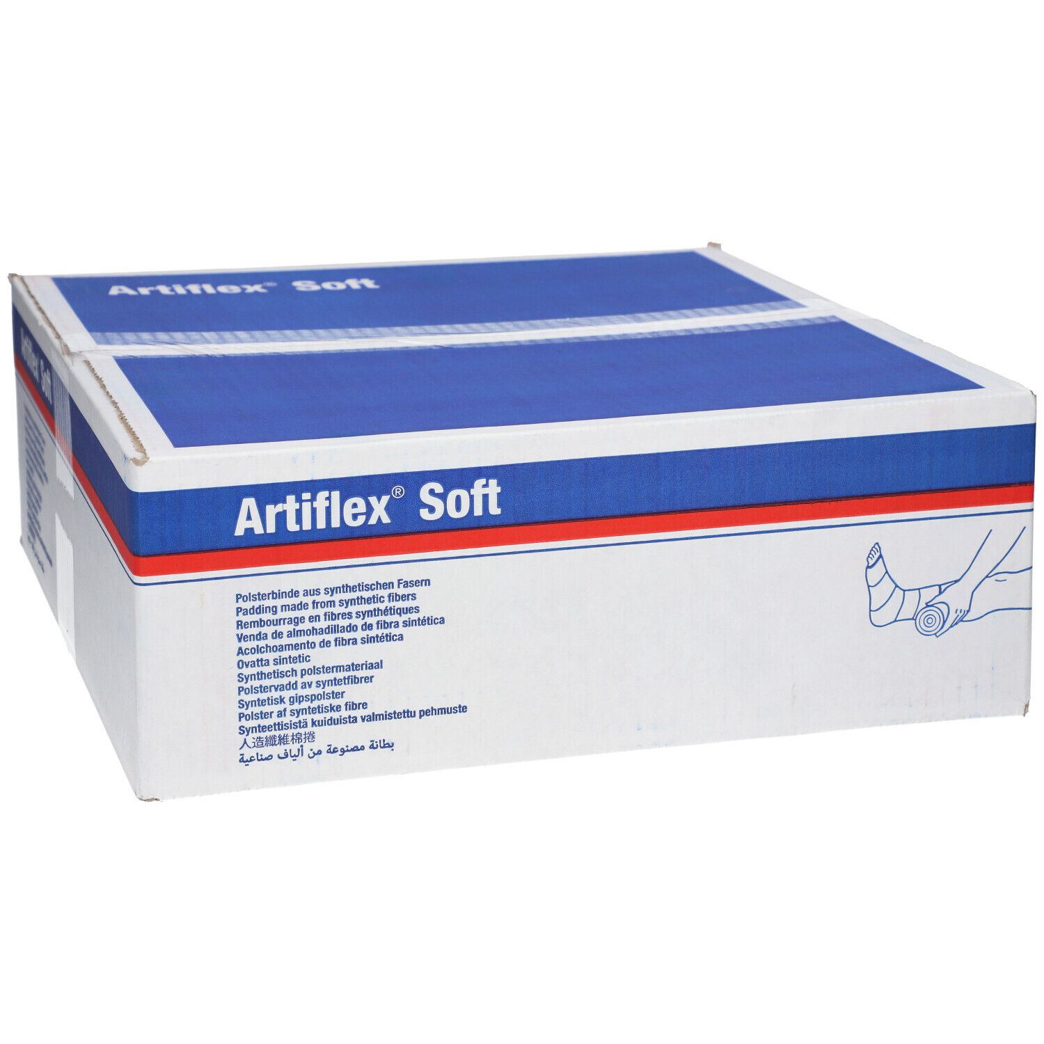 Artiflex® Soft hochgebauschte Polsterbinde 3 m x 10 cm
