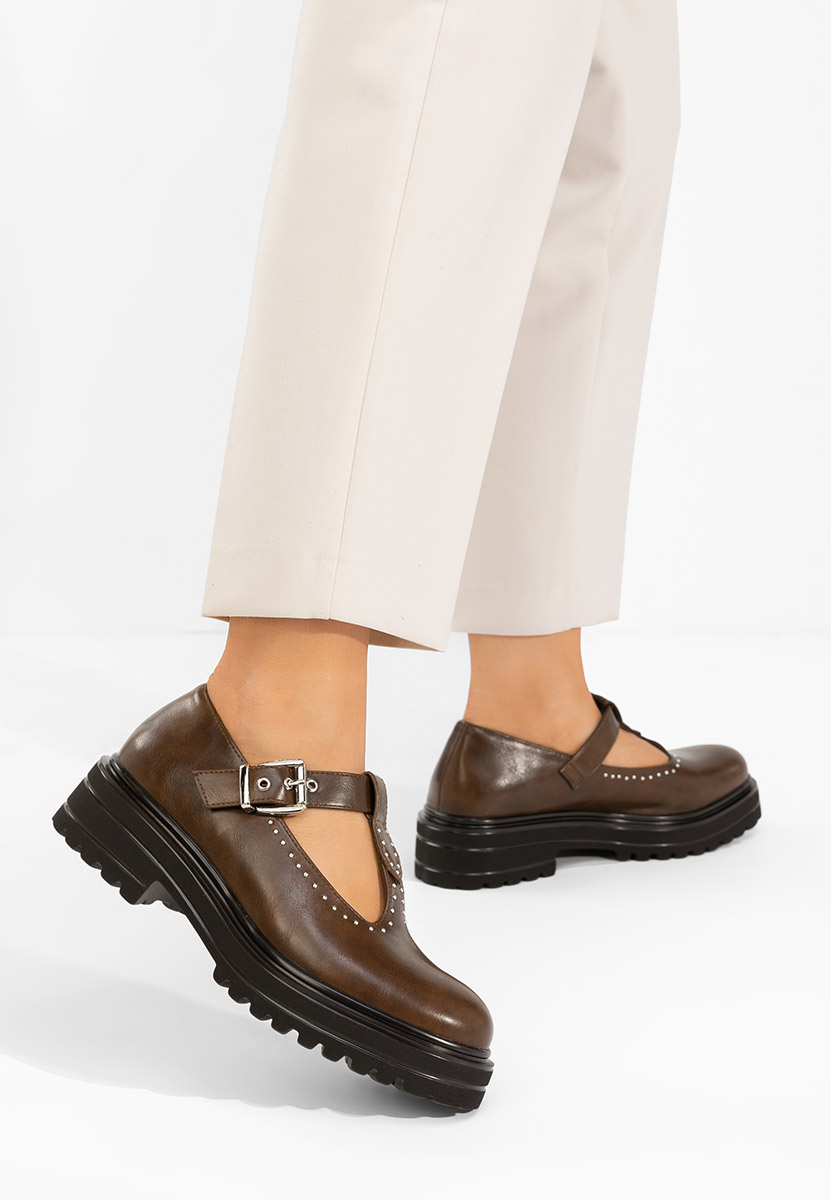 Chaussures casual femme bruns Pietrina