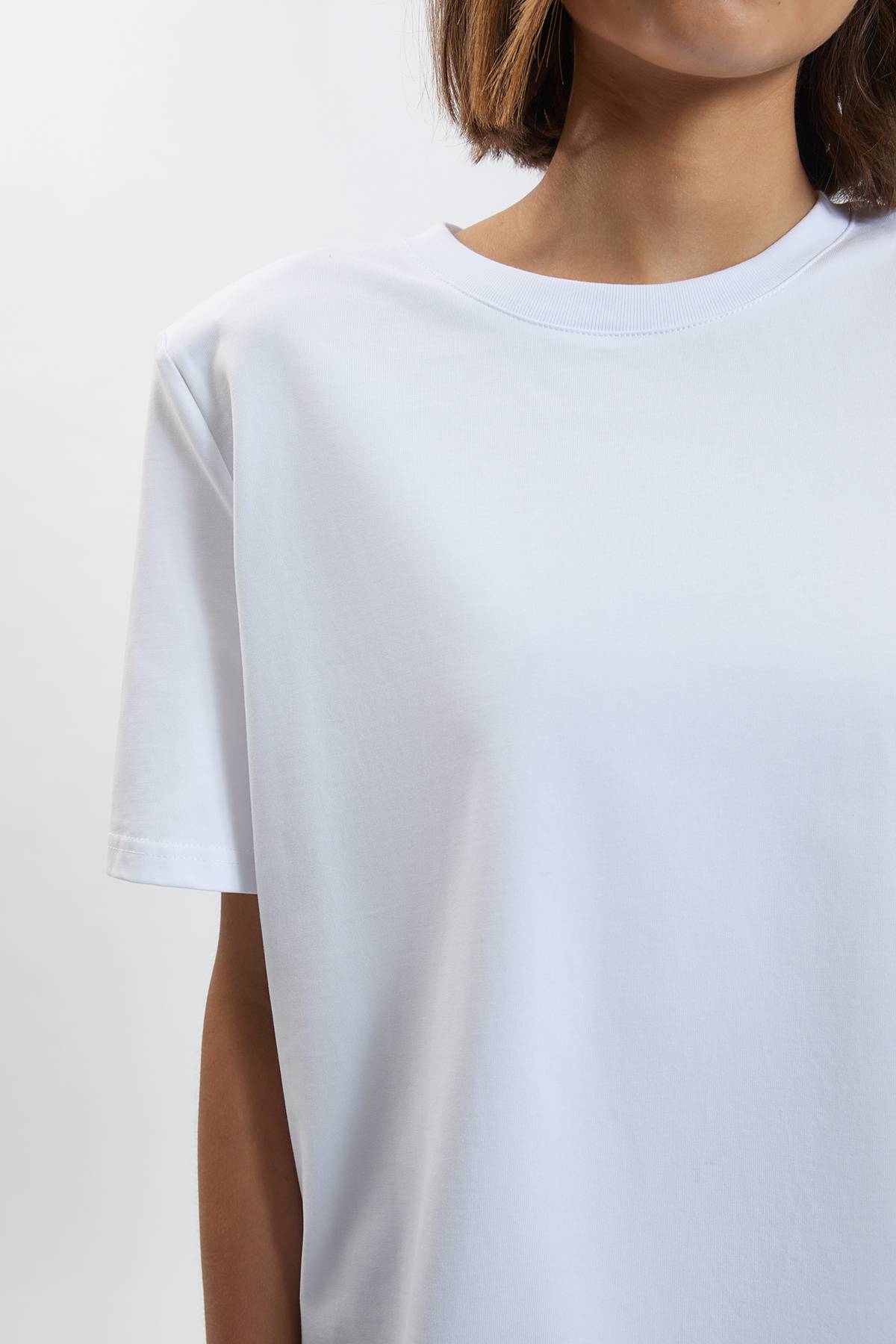 KarenMillen T-shirt En Jersey À Épaules Structurées