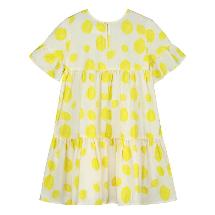 Holi & Love Robe Edna Citron Coton Bio | Jaune