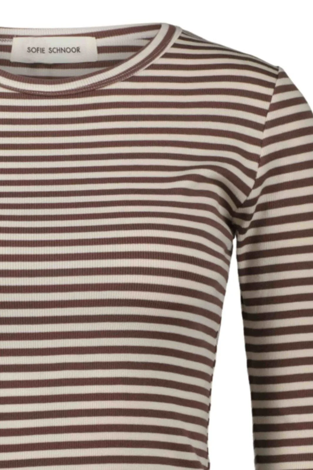 Sofie Schnoor T-Shirt Long Sleeve 7113 brown striped