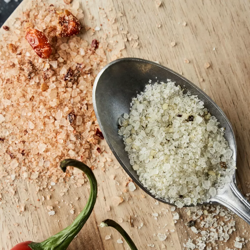 Nicolas Vahé Gaveæske Parmesan & Basil salt & Chilli salt - 2 stk
