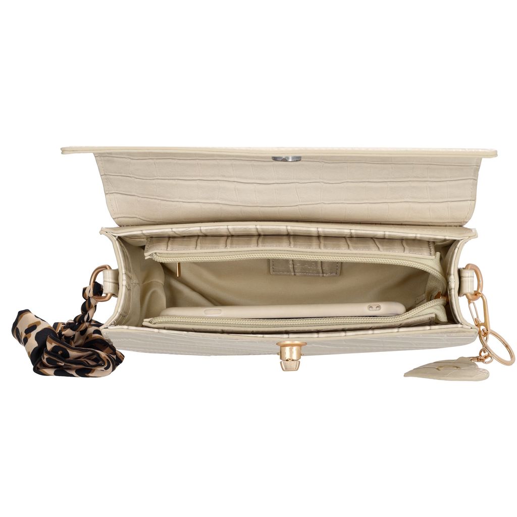 Charm London Knightsbridge Schoudertas Overslag Beige