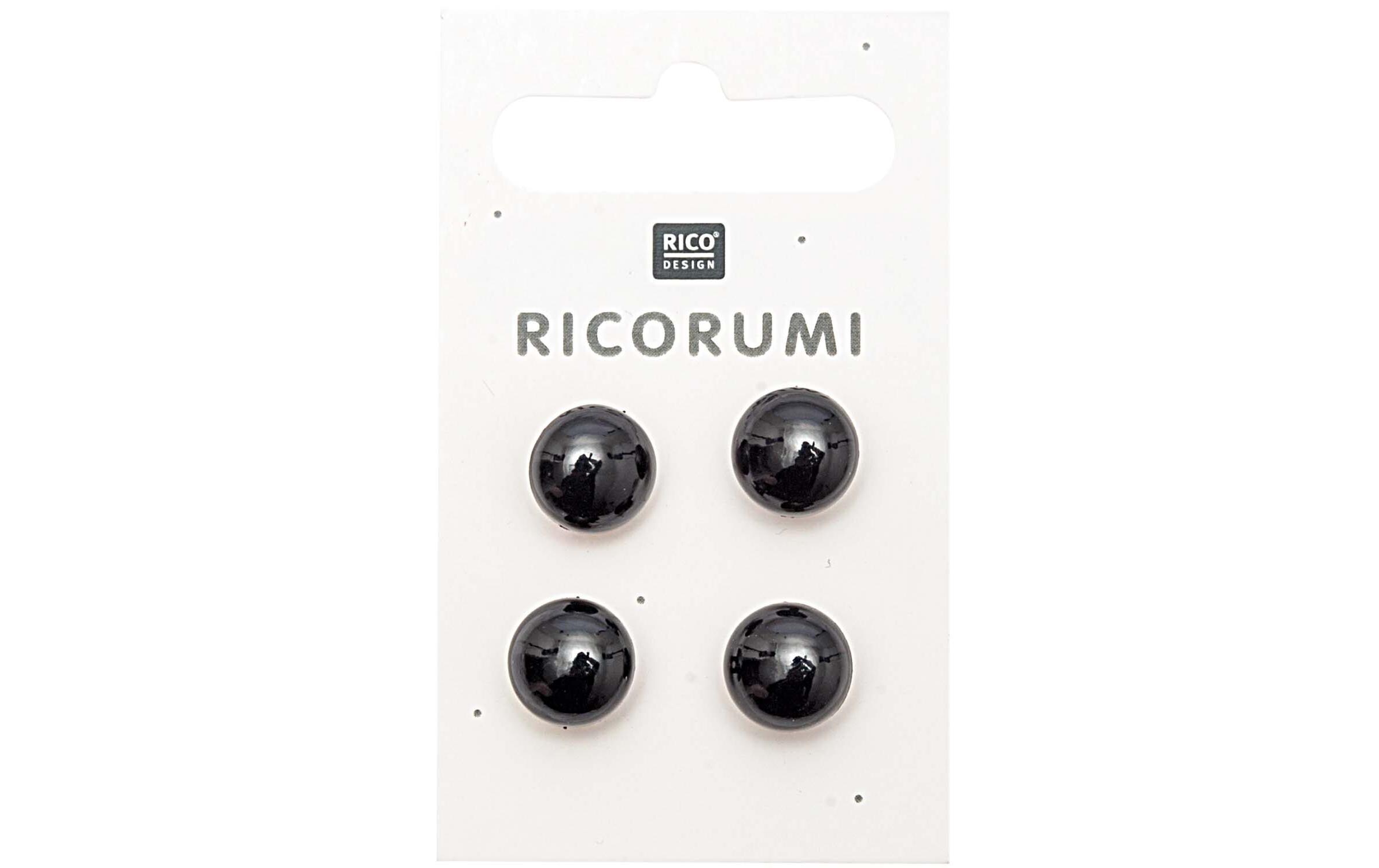 Knopfaugen Braun-Schwarz 11 mm 4 StückSicherheitsaugen