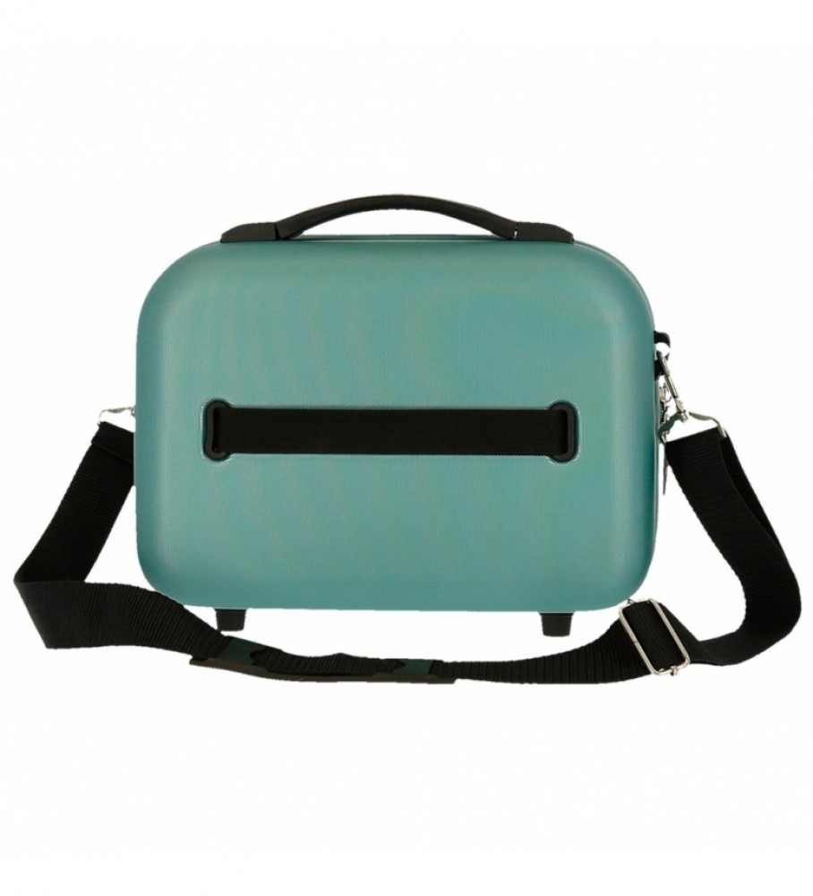 Nécessaire Roll Road ABS Roll Road India Adaptável turquesa - 29x21x15cm