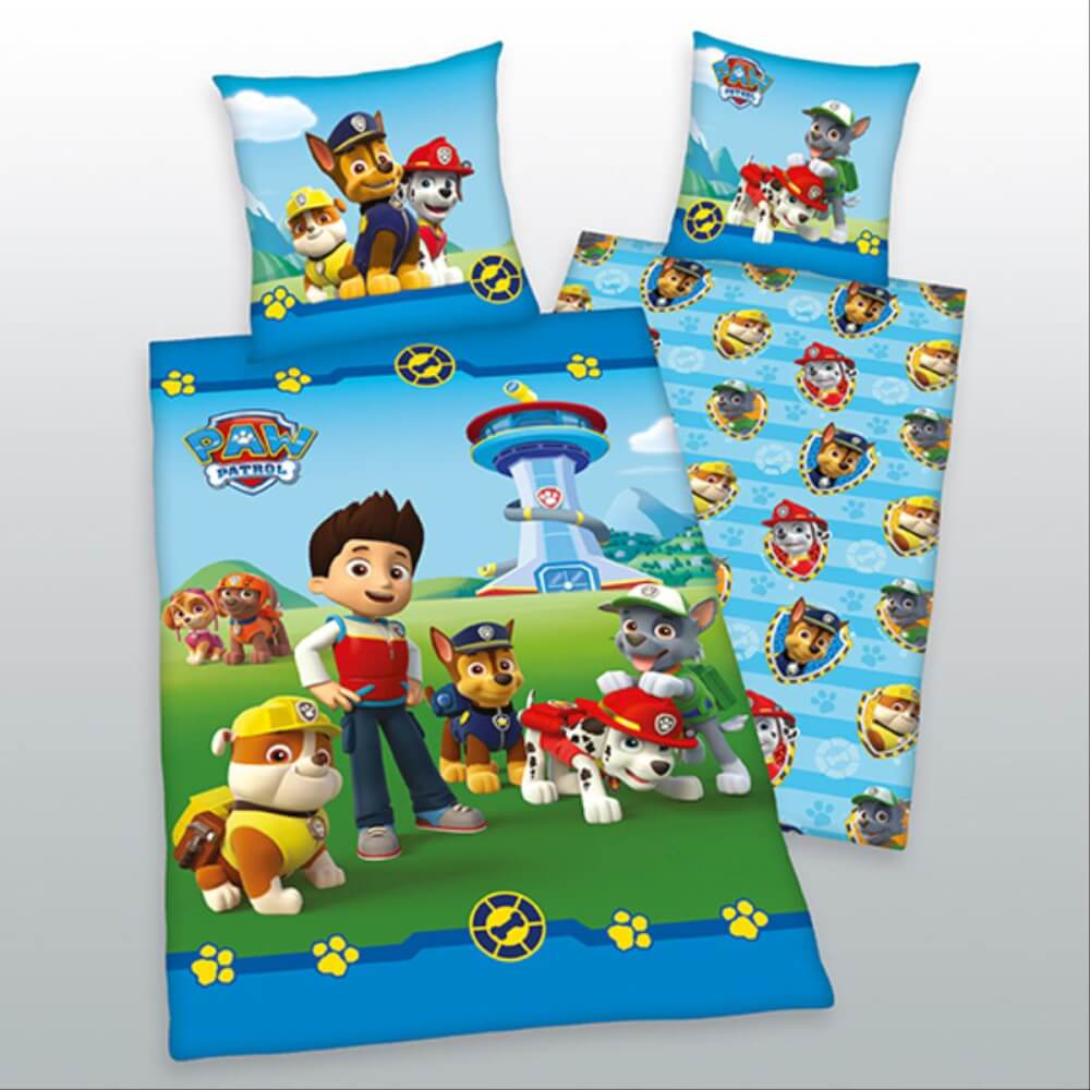 Paw Patrol Bettwäsche, 135 x 200 cm