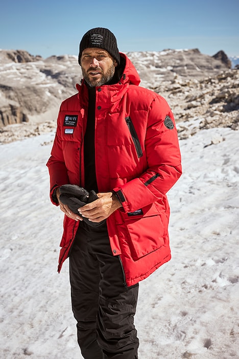 JAY-PI Parka, 2fach-Funktion, Kapuze, Technodaunen-Wattierung