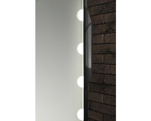 LED spiegel opbouwlamp Hollywood S3 IP 44 (beschermd tegen vreemde voorwerpen en spatwater) 60 cm breed